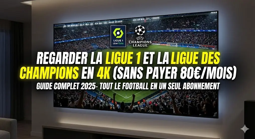 Regarder la Ligue 1 et Ligue des Champions Gratuit IPTV Streaming 2025